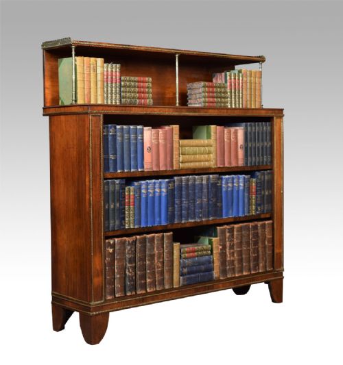 Regency Rosewood Open Bookcase