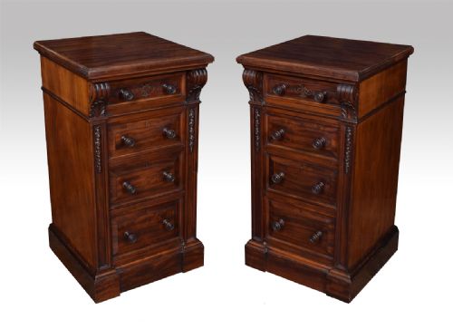 Pair of Mahogany Bedside Chests