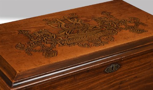 EDWARDIAN WALNUT CASED SWISS CYLINDER MUSICAL BOX - ADDITIONAL PHOTO 2