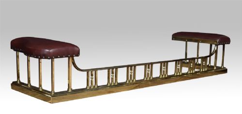 Early 20th Century Brass Club Fender