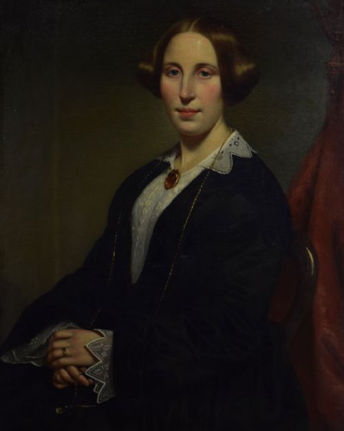 Victorian Oil on Canvas Portrait