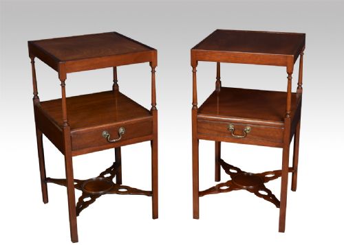 Small Mahogany End Tables / Lamp Tables