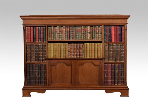 

Large Walnut Open Bookcase