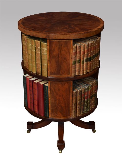 Edwardian Circular Revolving Bookcase