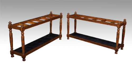 Large Pair of Country House Stick Stands