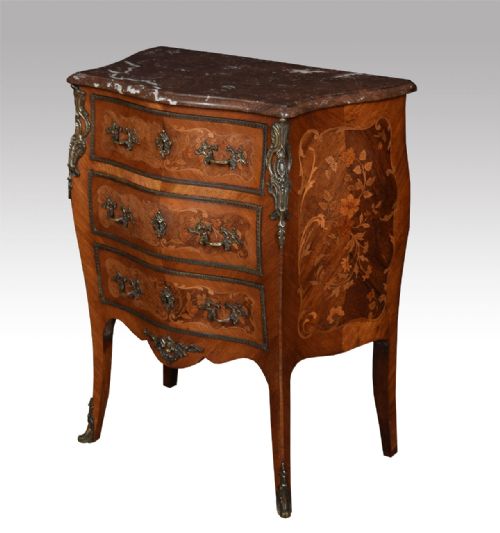 Kingwood and Marquetry Commode