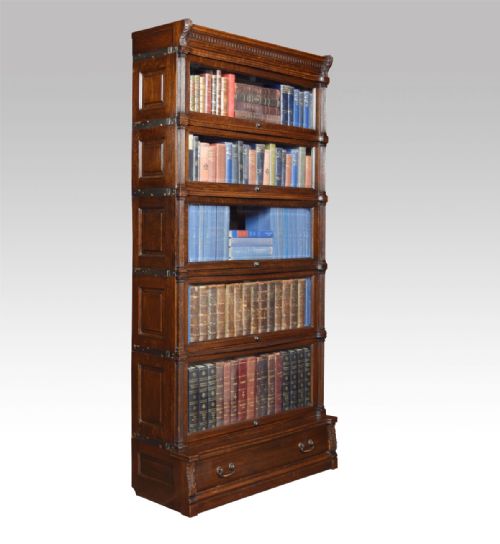 Oak Globe Wernicke Sectional Bookcase