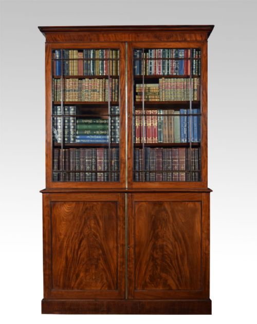 George II Mahogany Estate Bookcase/cabinet