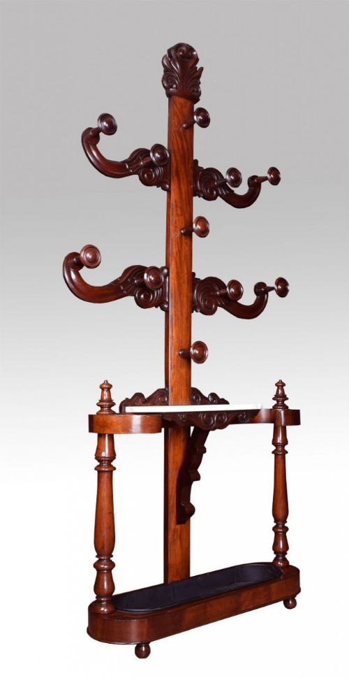Victorian Mahogany "Tree of Life" Hall Stand