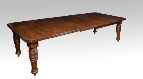 19th Century Oak Dining Table