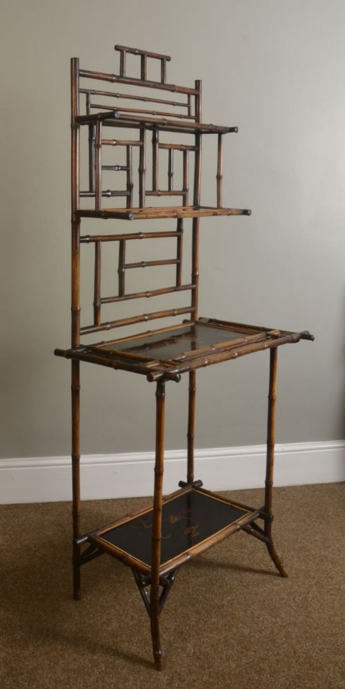 Bamboo Four Tier Whatnot