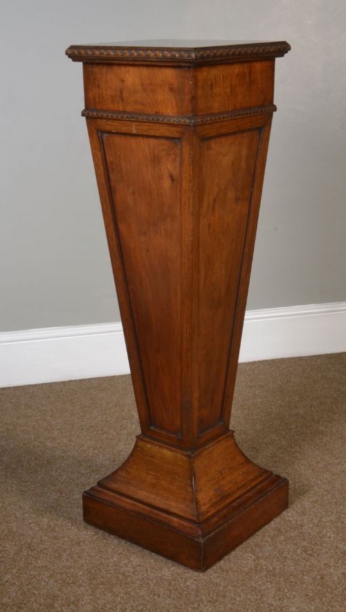 Mahogany Pedestal Jardinière Stand