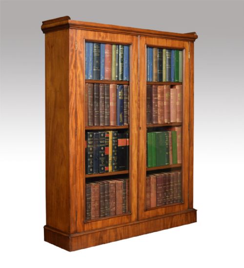 Victorian Mahogany Two Door Bookcase
