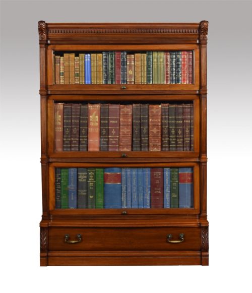Mahogany Globe Wernicke Sectional Bookcase