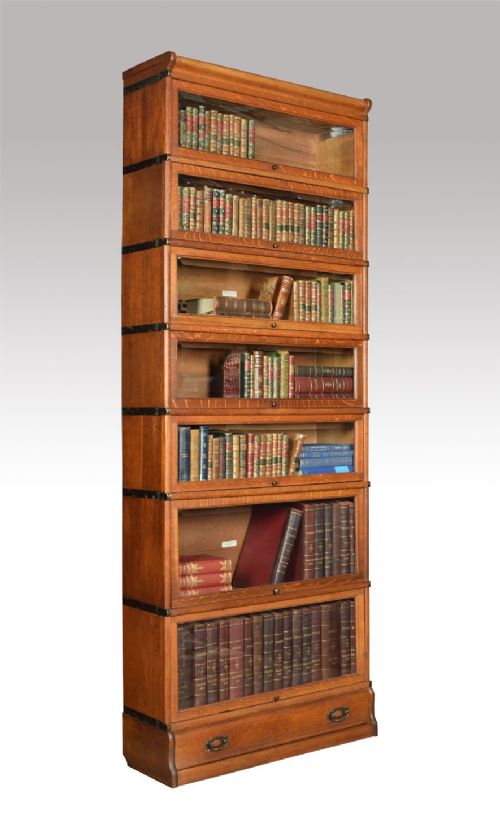 Oak Globe Wernicke Seven Section Bookcase