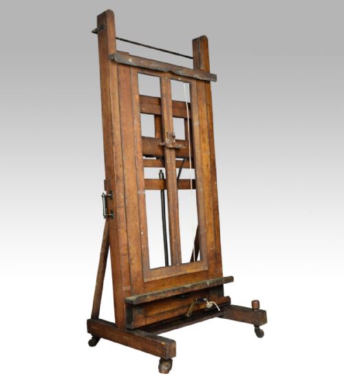 Large Oak Studio Easel by Windsor and Newton