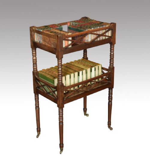 Regency Mahogany Book Table
