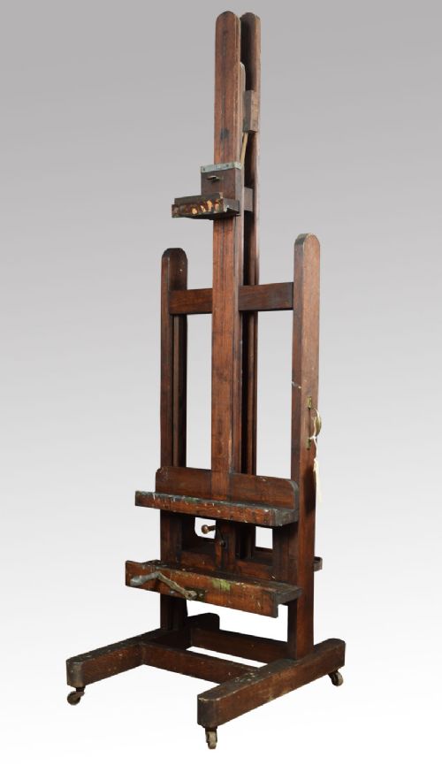 Oak Artist’s Fully Adjustable Studio Easel