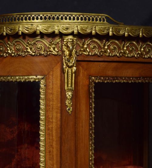 PAIR OF LATE 19TH CENTURY SINGLE DOOR DISPLAY CABINETS - ADDITIONAL PHOTO 2