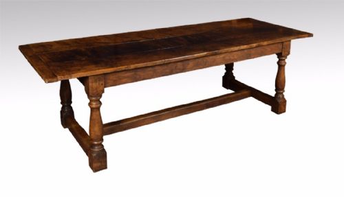 Large Oak Refectory Dining Table