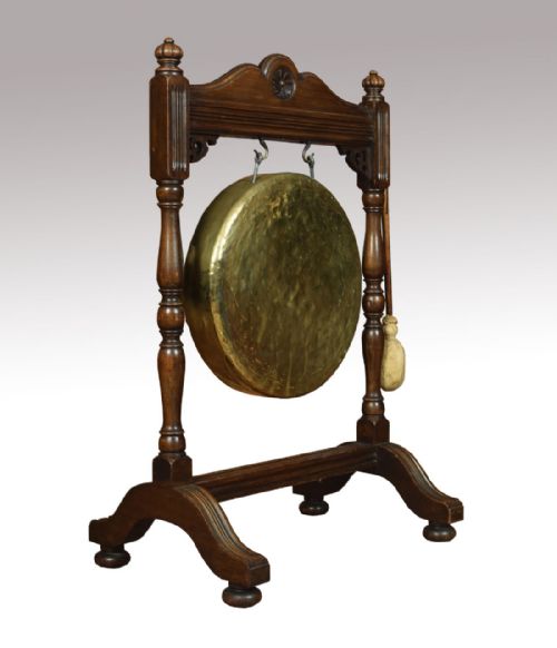 Victorian Oak Dinner Gong