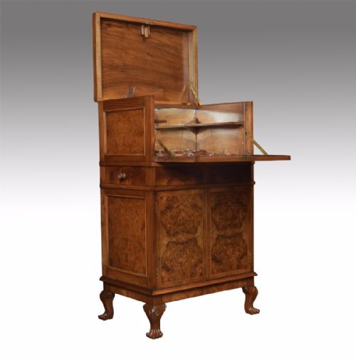 Walnut Cocktail Cabinet