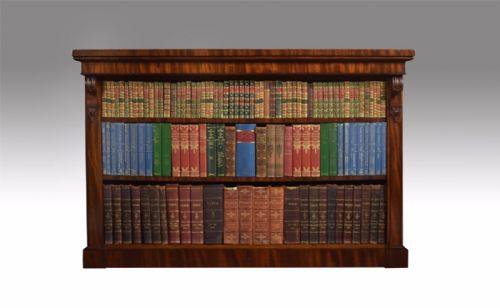 Early Victorian Open Bookcase
