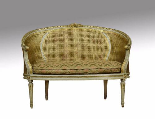 French Louis XVI Style Canape´ Settee