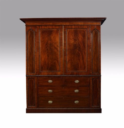 William IV Mahogany Wardrobe