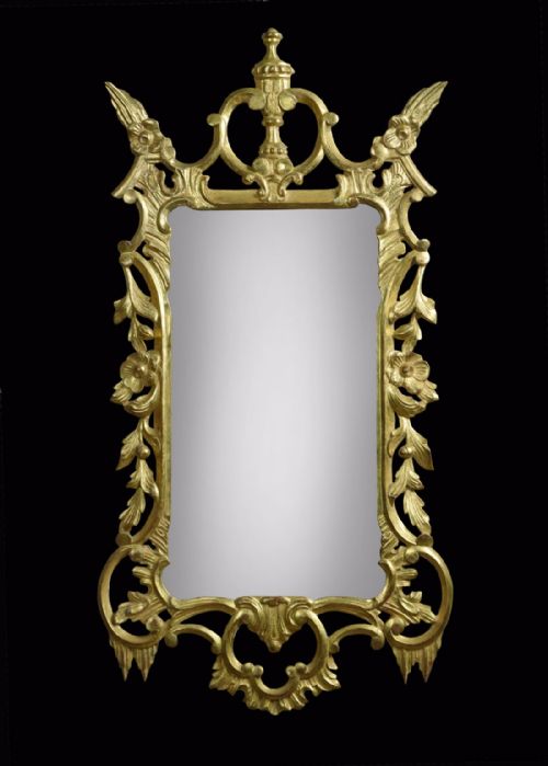 Chippendale Style Giltwood Wall Mirror