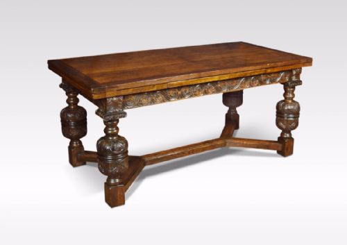 Oak Draw-leaf Refectory Table