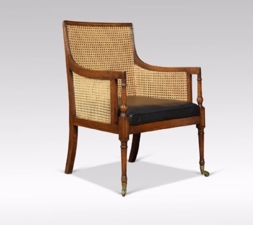 Regency Oak Bergere Armchair
