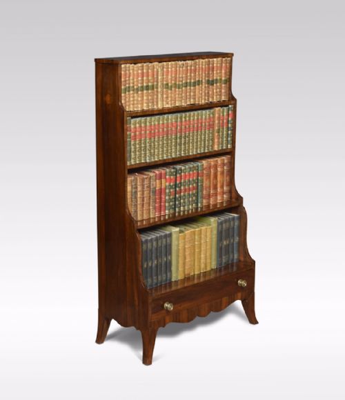 Regency Rosewood Waterfall Bookcase