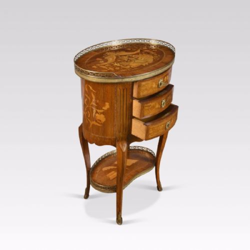 Rosewood and Mahogany Gueridon