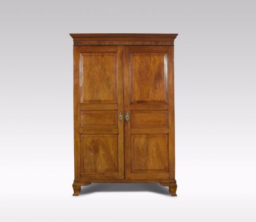 George III Mahogany Channel Islands Wardrobe