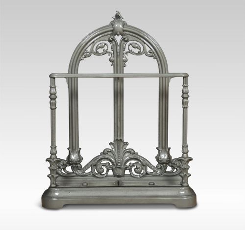 Coalbrookdale Style Cast Iron Umbrella / Stick Stand