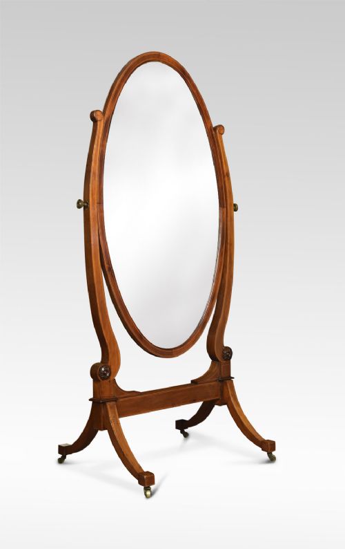 Edwardian Cheval Mirror