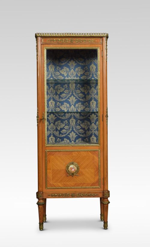 Louis XVI Revival Kingwood and Mahogany Vitrine