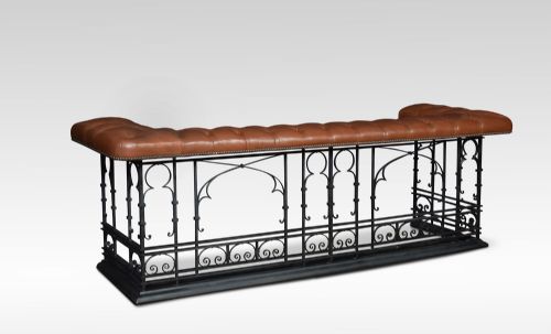Large Wrought Iron Club Fender