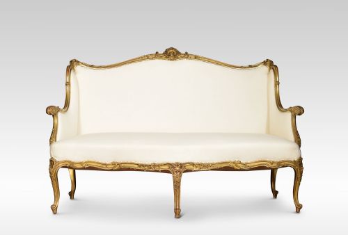 French Giltwood Settee