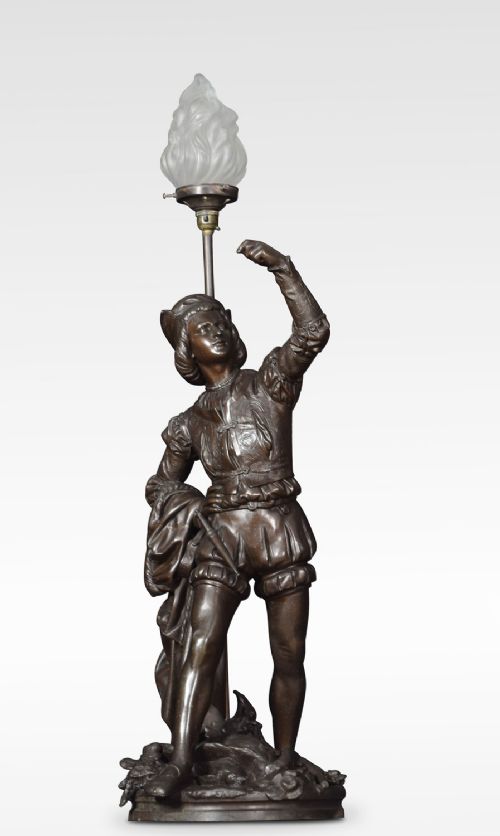 Spelter Figure of a Hunter.