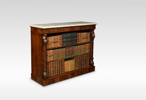 Regency Rosewood Open Bookcase