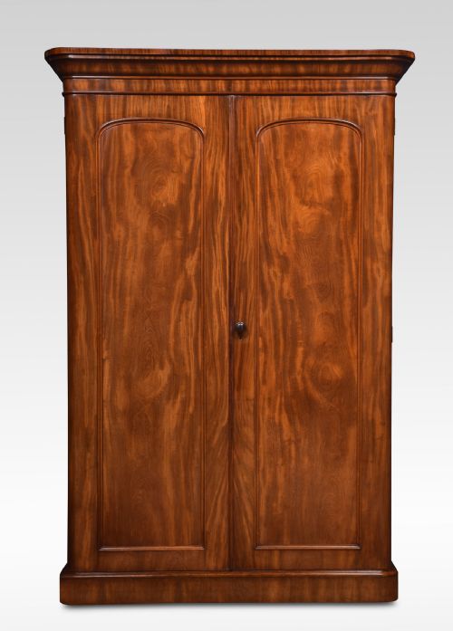 Mahogany Two Door Compactum Wardrobe