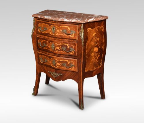Kingwood and Marquetry Commode