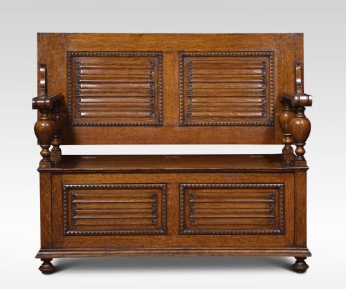 Oak Monk’s Bench