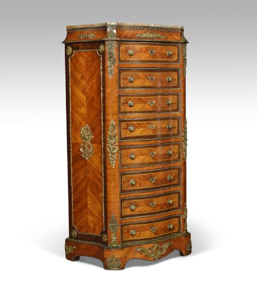 French Kingwood and Rosewood Secretaire A’ Abbattant