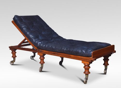 19th Century Mahogany Adjustable Day Bed