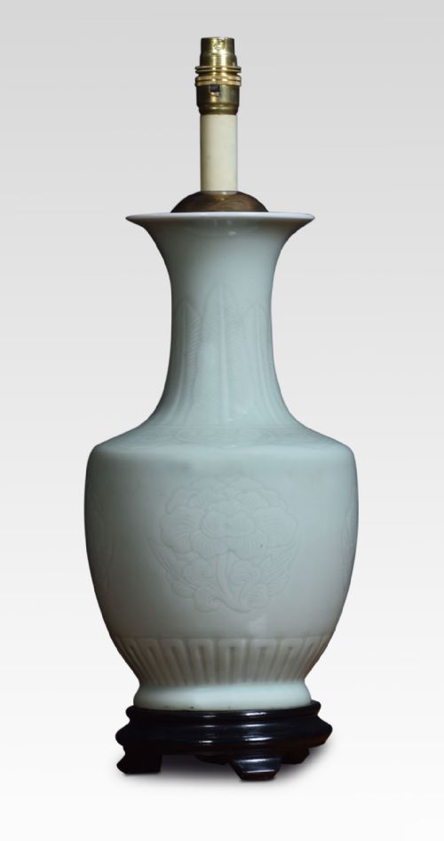 Celadon Baluster Table Lamp