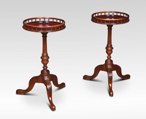 Pair of George IV Style Mahogany Wine Tables