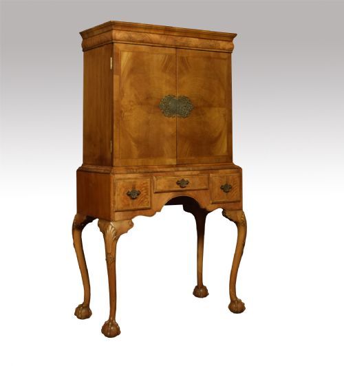 Walnut Cabinet on Stand